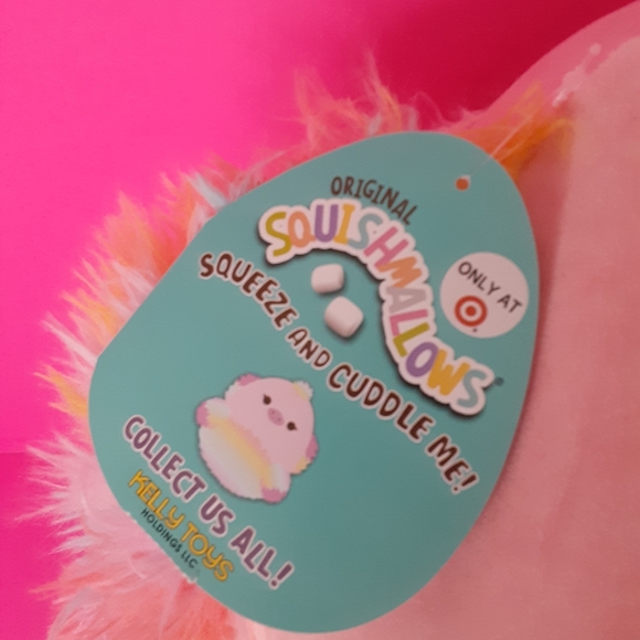 Squishmallow Rainbow Peacock Ostrich 16 inch